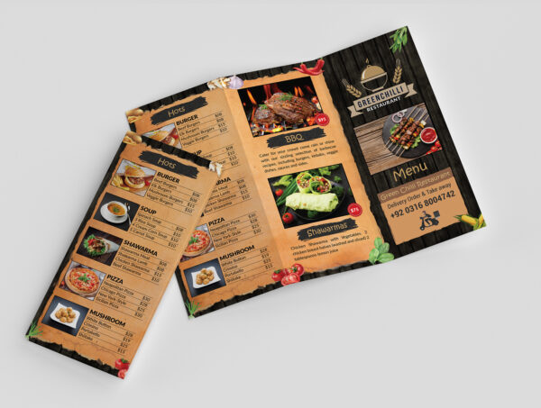 Tri fold brochure